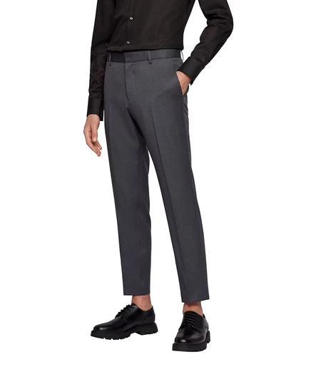 Мужские формальные брюки Hugo Boss, серые