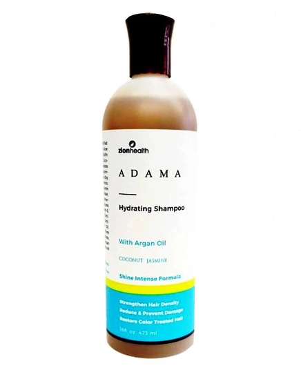 Увлажняющий шампунь Zion Health Coconut Jasmine с аргановым маслом, 16 унций, без цвета