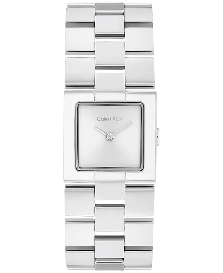 Женские часы-браслет Calvin Klein CK Meridian серебристого цвета с браслетом из нержавеющей стали, серебро 22 мм