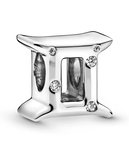 Шарм Pandora «Близнецы», серебристый