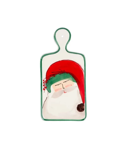 Доска для сыра Vietri Old St. Nick малая, красная