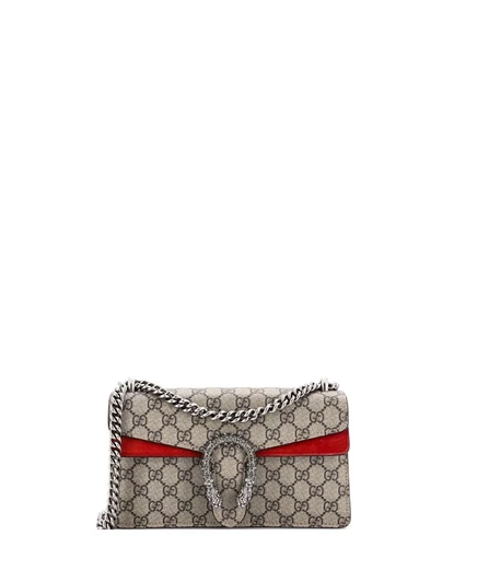 Женская сумка Pre-Owned Gucci Small Dionysus GG, коричневая