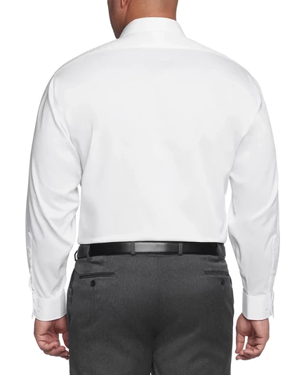 Однотонная рубашка Van Heusen Big для больших размеров, без морщин white