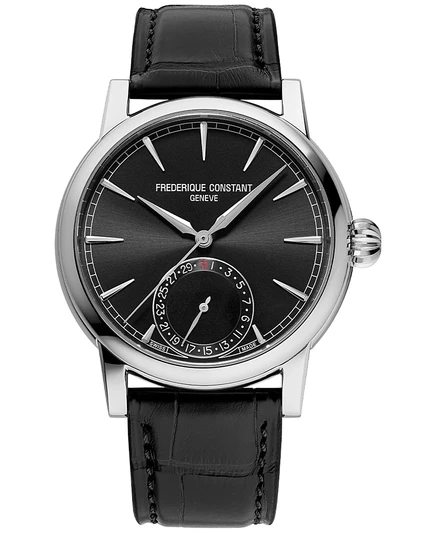 Мужские часы Frederique Constant Classic Date 40 мм, черные