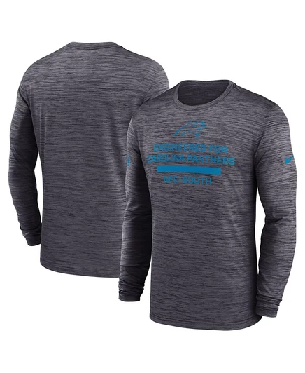 Мужская футболка Nike Sideline Velocity Carolina Panthers, черная
