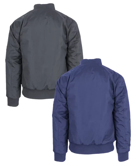 Мужская летная куртка-бомбер Spire By Galaxy в тяжелом весе MA-1, в упаковке из 2 charcoal-navy