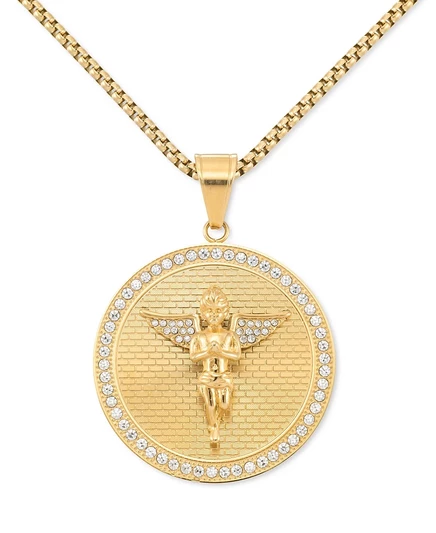 Мужское ожерелье LEGACY for MEN Angel 24 дюйма, золотистое