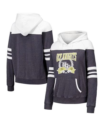 Женское худи Camp David UCF Knights Blitz в полоску, серое