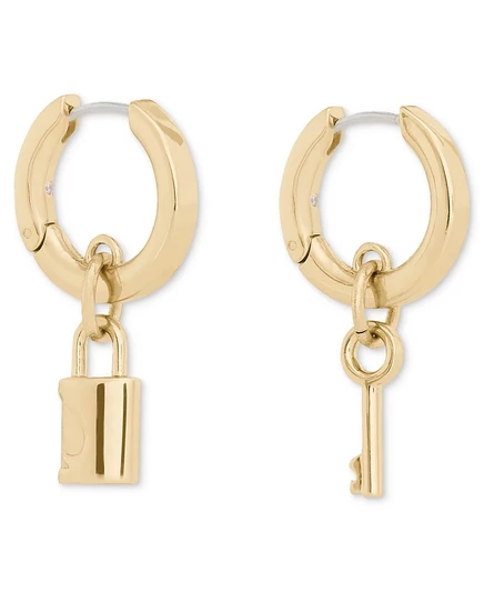 Серьги Kate Spade New York с замком и ключом, золотистые