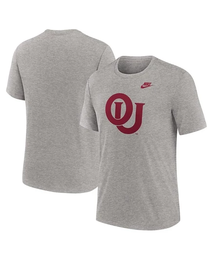 Мужская футболка Nike Oklahoma Sooners Blitz Evergreen, серая