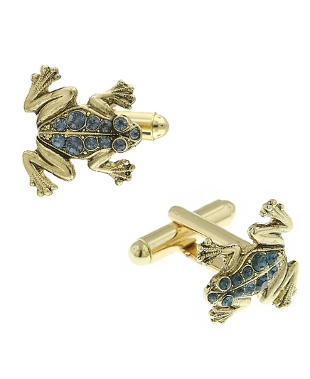 Мужские запонки 1928 Jewelry «Лягушки», синие