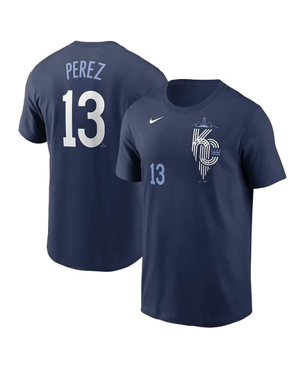 Мужская футболка Nike Salvador Perez City Connect, синяя