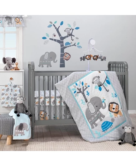 Комплект постельного белья Bedtime Originals 3 пр., серый