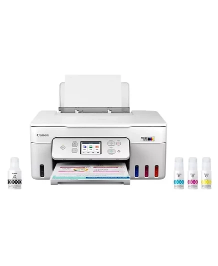 Canon MegaTank PIXMA G3290 Беспроводной принтер 3 в 1 белого цвета с сенсорным ЖК-дисплеем белого цвета