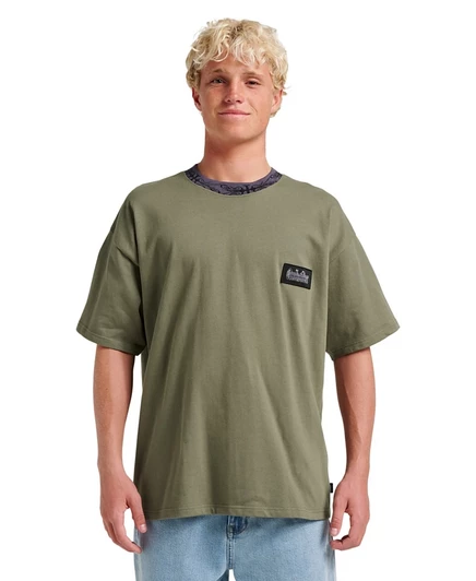 Мужская футболка Quiksilver Mercury Ringer с коротким рукавом