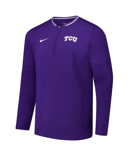 Мужская куртка Nike Coaches Quarter-Zip TCU, фиолетовая