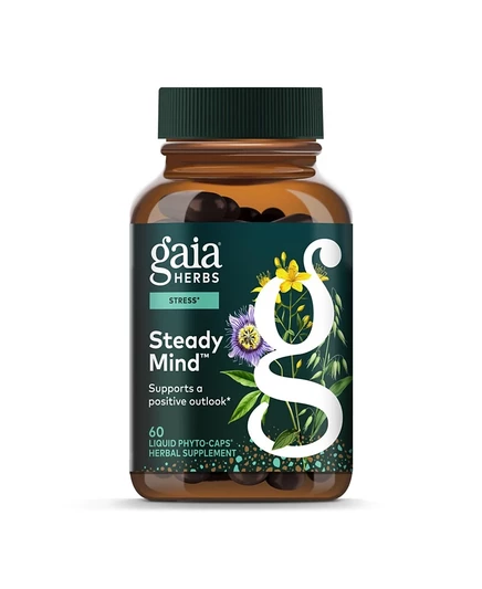 Добавка Gaia Herbs Steady Mind, 60 фито-капсул