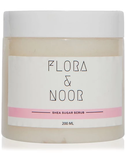 Сахарный скраб Flora & Noor с маслом ши, 200 г
