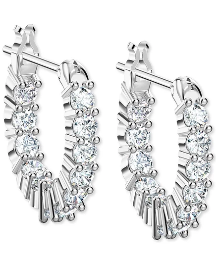 Женские серьги Swarovski Vittore 0.50″, серебристые