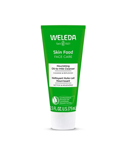 Weleda Skin Food Очищающее средство для лица с питательным маслом и молочком, 2,5 унции, без цвета