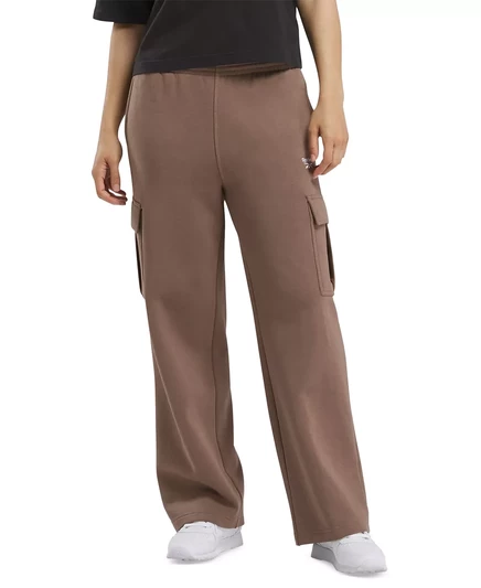 Женские спортивные брюки-карго из флиса средней посадки Reebok Womens Identity brown