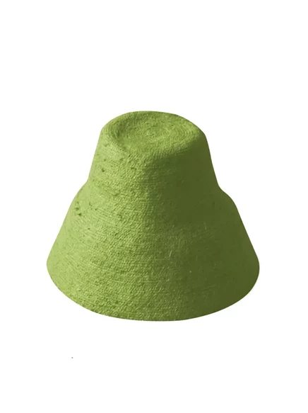 Соломенная шляпа Naomi Jute Clochet зеленого цвета matcha green