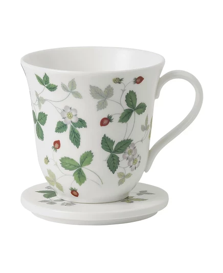 Кружка с крышкой Wedgwood Wild Strawberry 280 мл, разноцветная