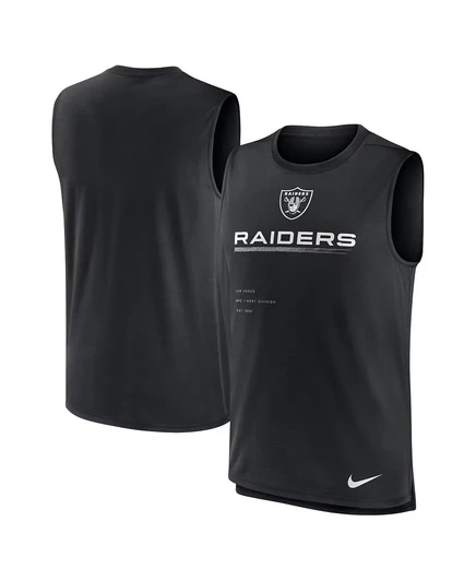 Мужская майка Nike Las Vegas Raiders Muscle Trainer, черная