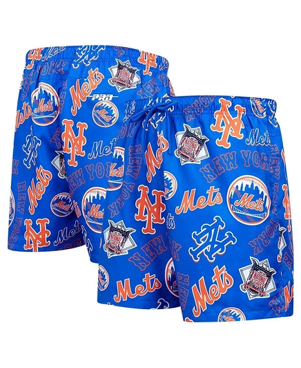 Мужские тканые шорты Pro Standard с логотипом Royal New York Mets Toss