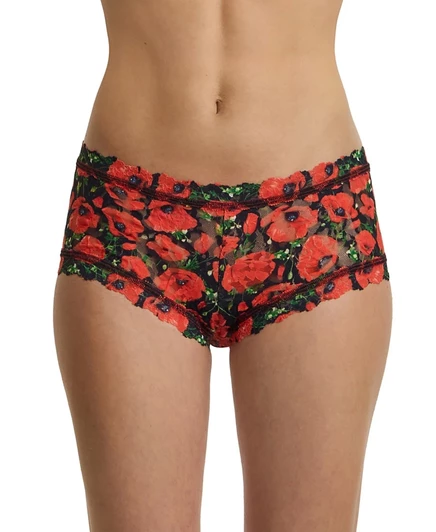 Женские кружевные бойшорты Hanky Panky, серые