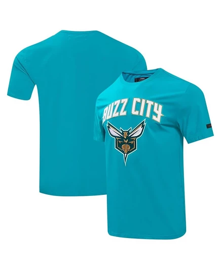 Мужская футболка Pro Standard Teal Charlotte Hornets 2023 City Edition синего цвета