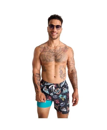 Плавки Chubbies мужские черные Miami Dolphins с подкладкой black