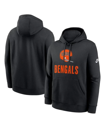 Мужское худи Nike Best Season Rewind Club Cincinnati Bengals, черное