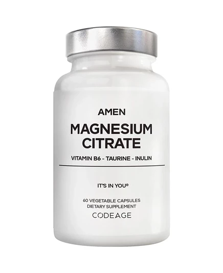 БАД Amen Magnesium Citrate 60 капсул, белая