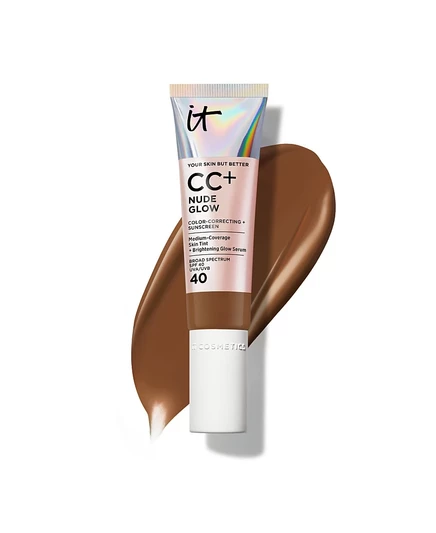 Тональный крем IT Cosmetics CC+ Nude Glow, глубокий мокко