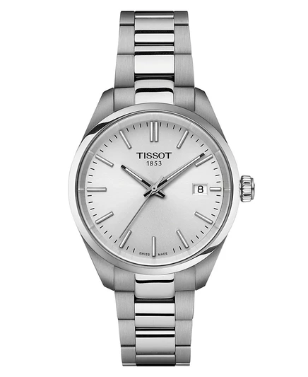 Унисекс часы Tissot PR 100 на стальном браслете, 34 мм