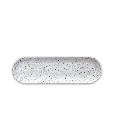 Овальные подносы Q-Squared Terrazzo, набор 4, разноцветные