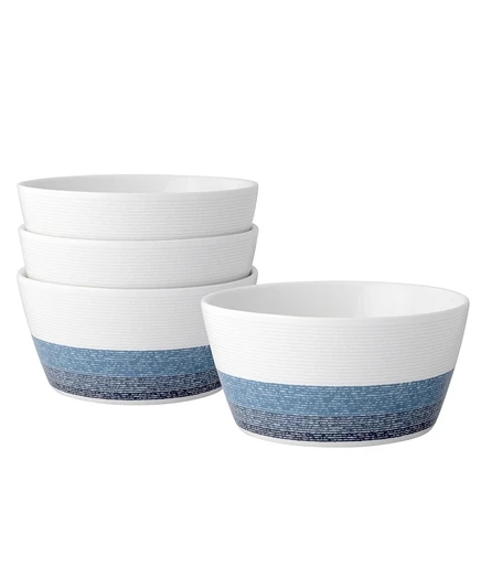 Набор мисок Noritake Colorscapes Layers (4 шт.), синий
