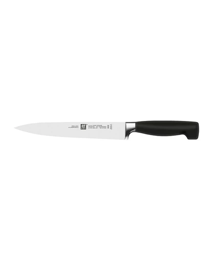 Нож для нарезки Zwilling Four Star 20,3 см, черный