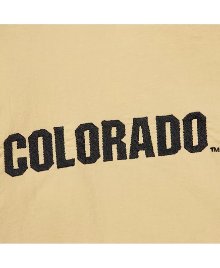 Мужская золотисто-черная ветровка Colorado Buffaloes от Mitchell & Ness в стиле ретро на молнии с откидной спинкой gold, black