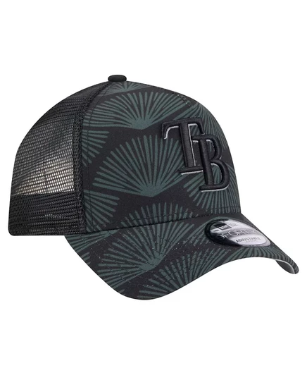 Мужская черная кепка с регулируемой длиной Tampa Bay Rays 9FORTY A-образной формы от New Era black