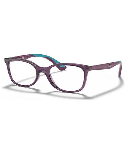 Детские квадратные пластиковые очки Ray-Ban Kids RB1586 (04-06 лет) фиолетового цвета