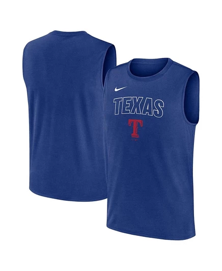 Мужская майка Nike Knockout Texas Rangers, синяя