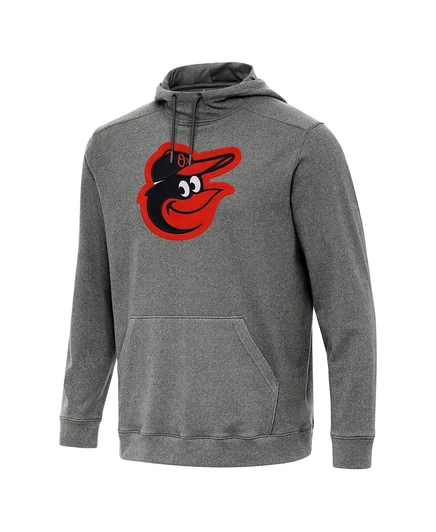 Мужское худи Antigua Baltimore Orioles с логотипом, серая