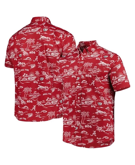 Мужская рубашка Reyn Spooner Alabama Crimson Tide, красная
