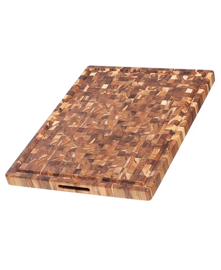 Большая разделочная доска для разделки мяса Teakhaus Butcher Block, коричневая, 24 x 18 дюймов