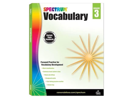 Рабочая тетрадь Spectrum Vocabulary Grade 3