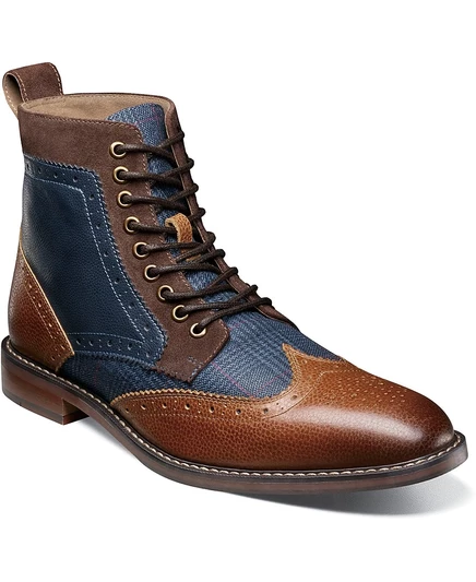 Мужские ботинки на шнуровке Finnegan Wingtip от Stacy Adams brown