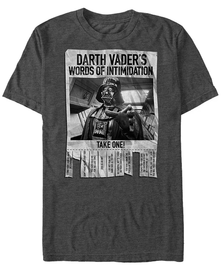 Мужская футболка Fifth Sun Star Wars Darth Vader, серая
