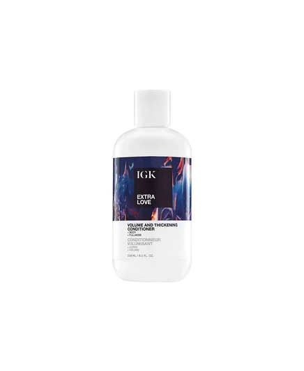 Кондиционер для придания объема и утолщения волосам IGK Hair Extra Love, 8 унций, без окрашивания